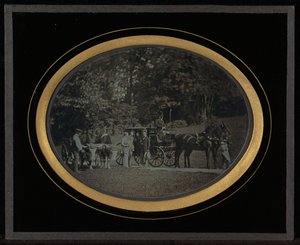 Scène au bord de la route